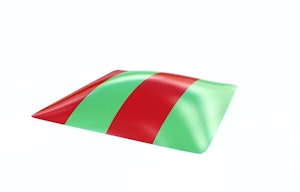 Trampolina uppblasbar kvadratisk S - bild 1