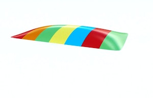 Trampolina uppblasbar kvadratisk E - bild 1
