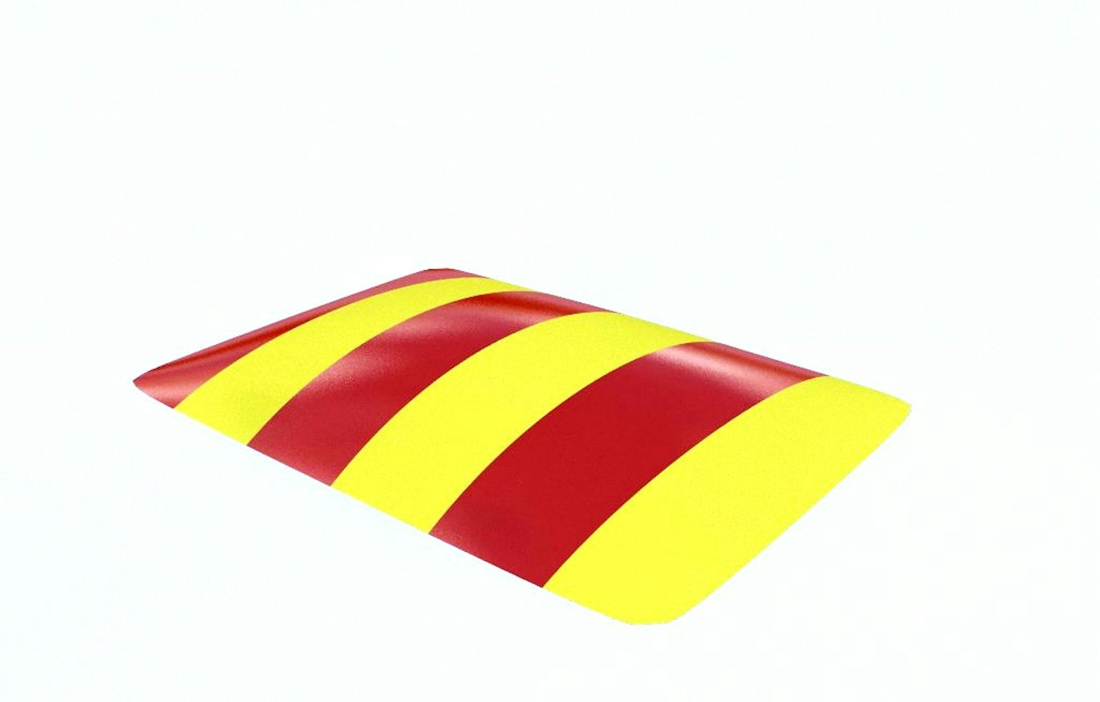Trampolina uppblasbar kvadratisk D