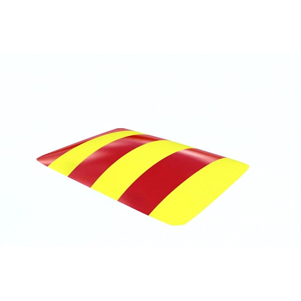 Trampolina uppblasbar kvadratisk D