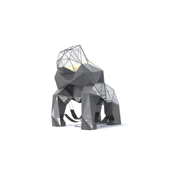 Lekstallning Origami Gorilla
