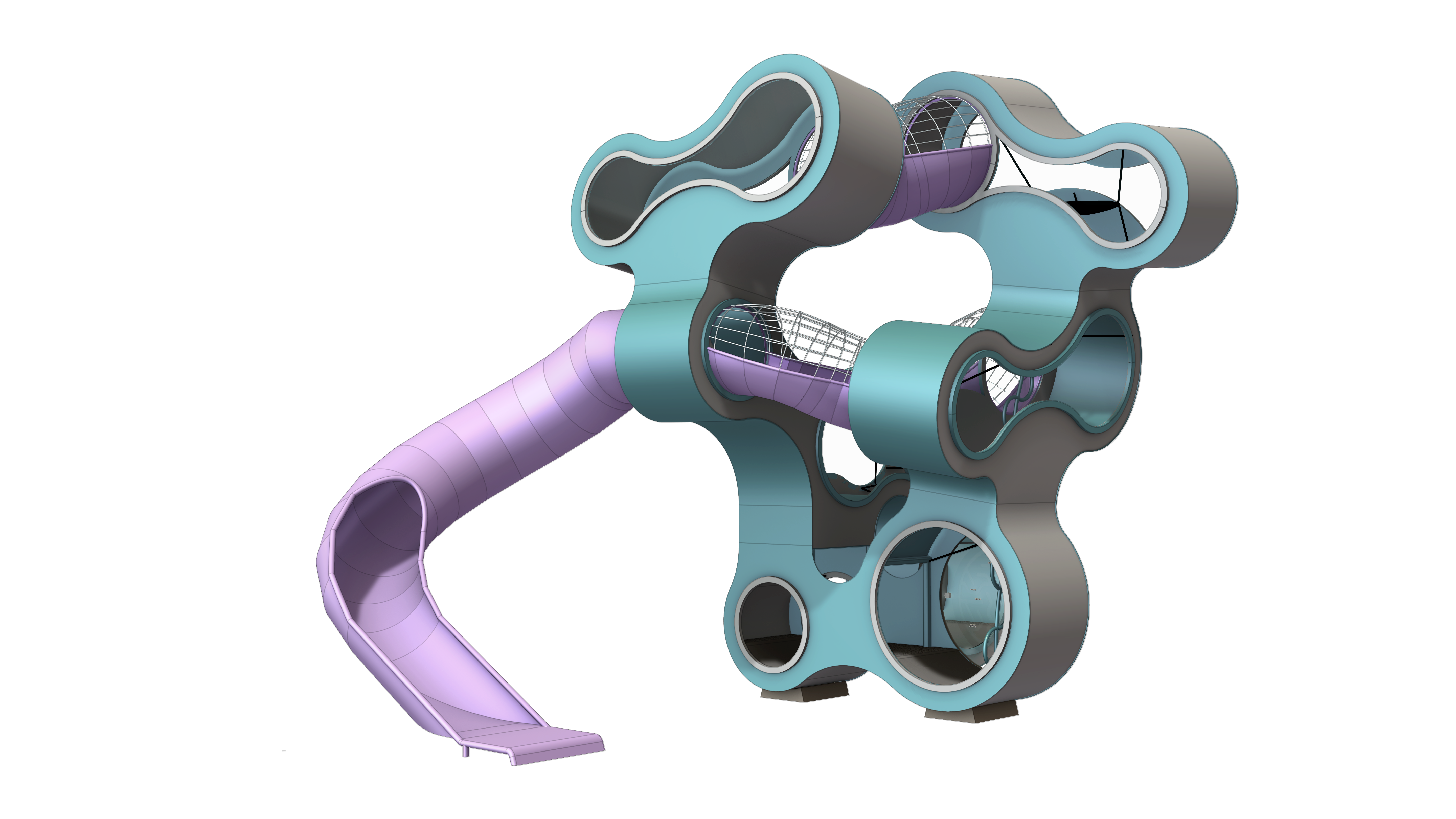 Lekstallning Fidget Climber