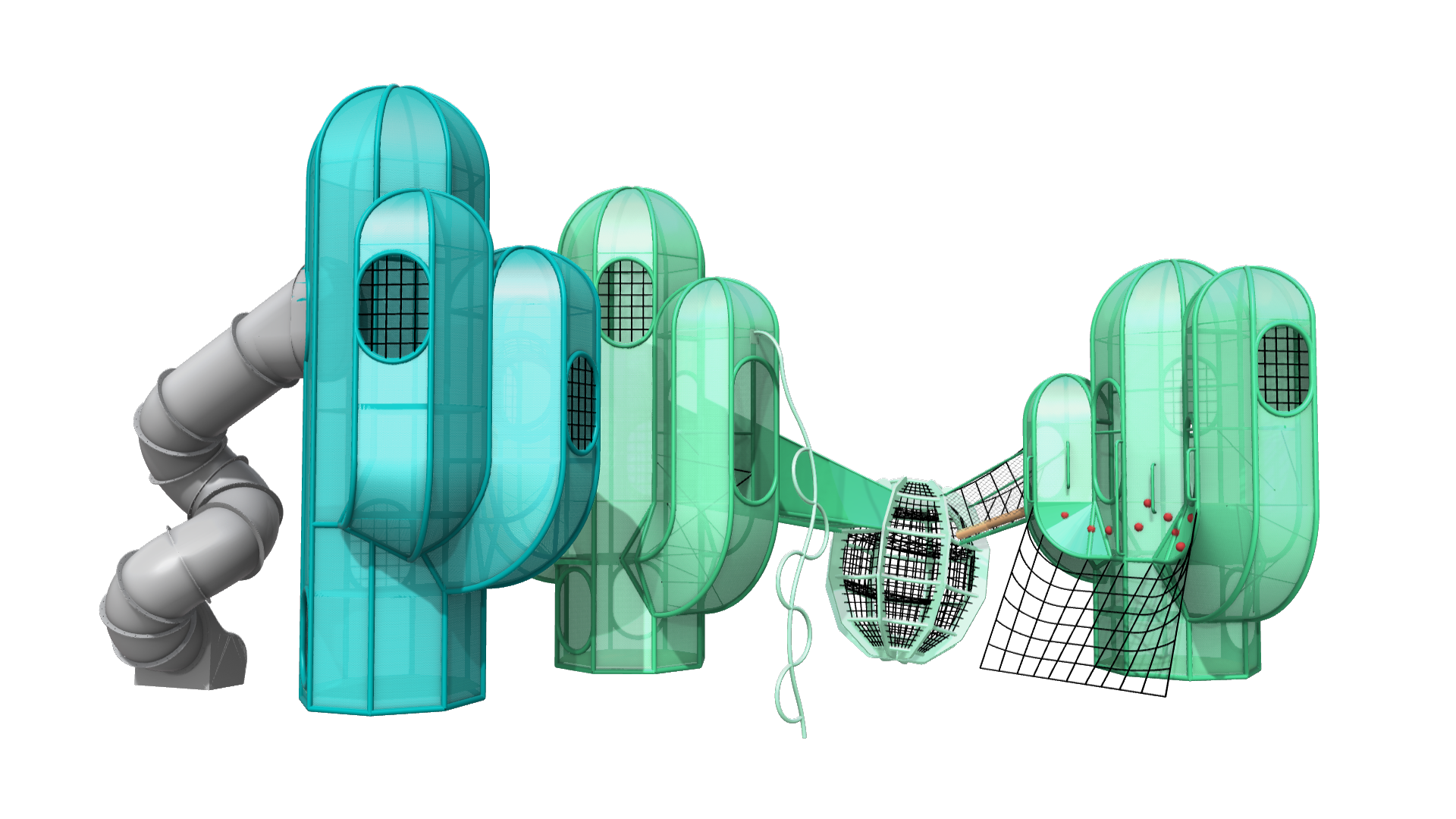 Lekstallning Cactus Playground