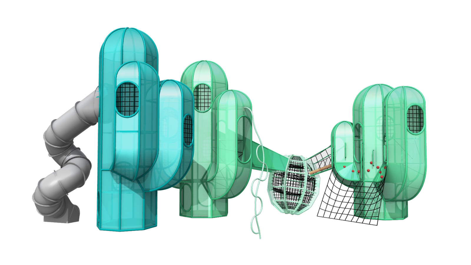 Lekstallning Cactus Playground