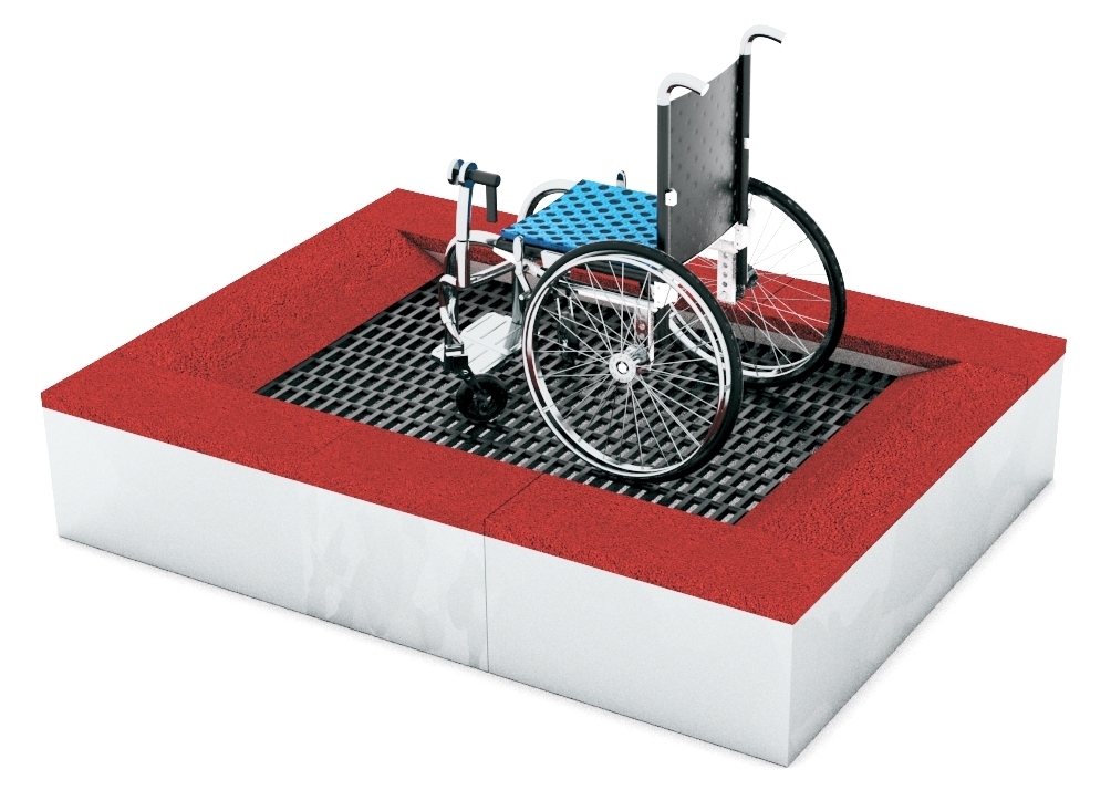 Trampolina tillganglighetsanpassad 150×200