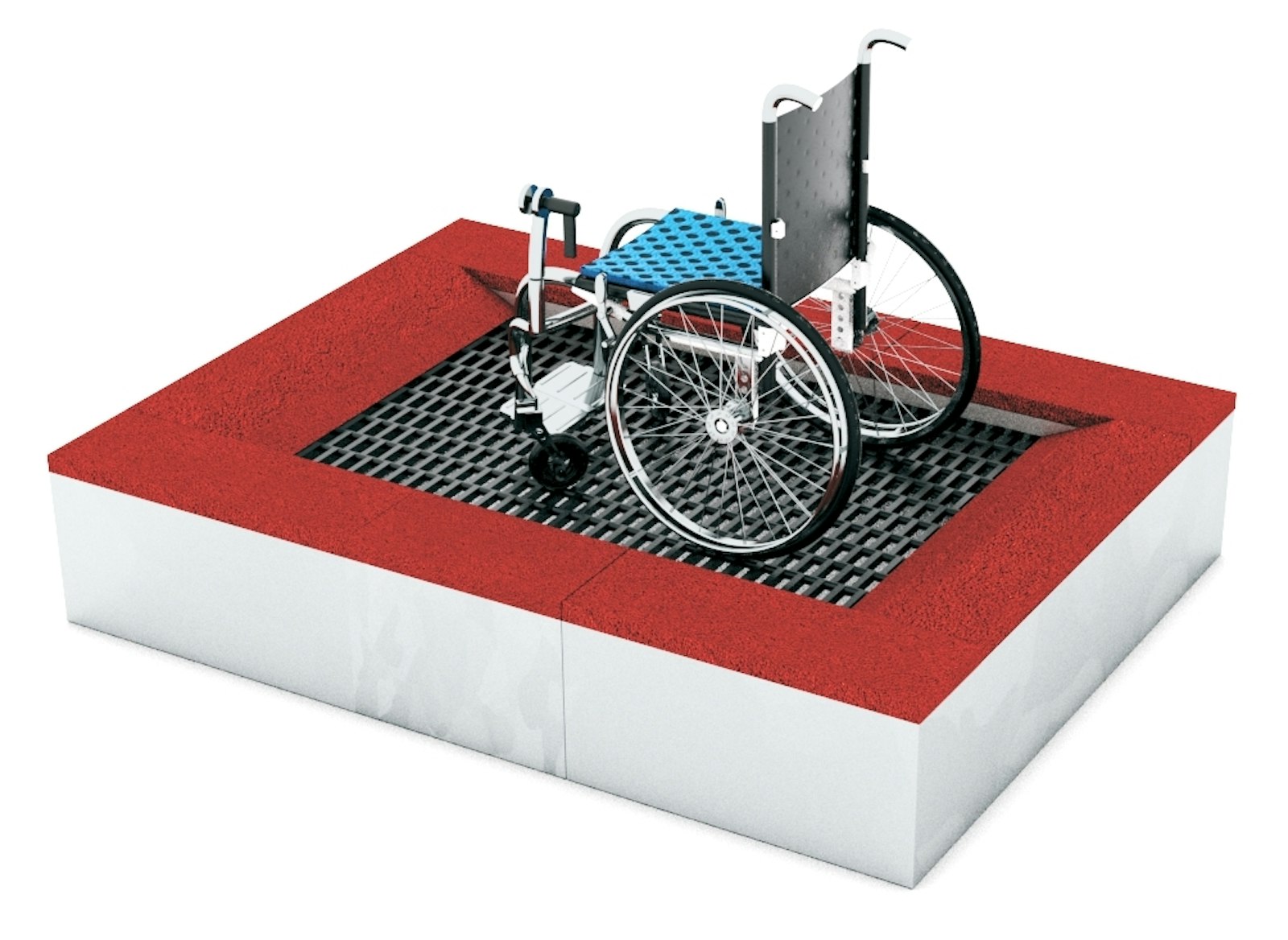 Trampolina tillganglighetsanpassad 150×200