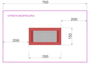 Trampolina rektangular 150×350 - bild 2