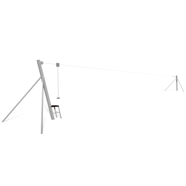 Zjazd pa linie – 20m