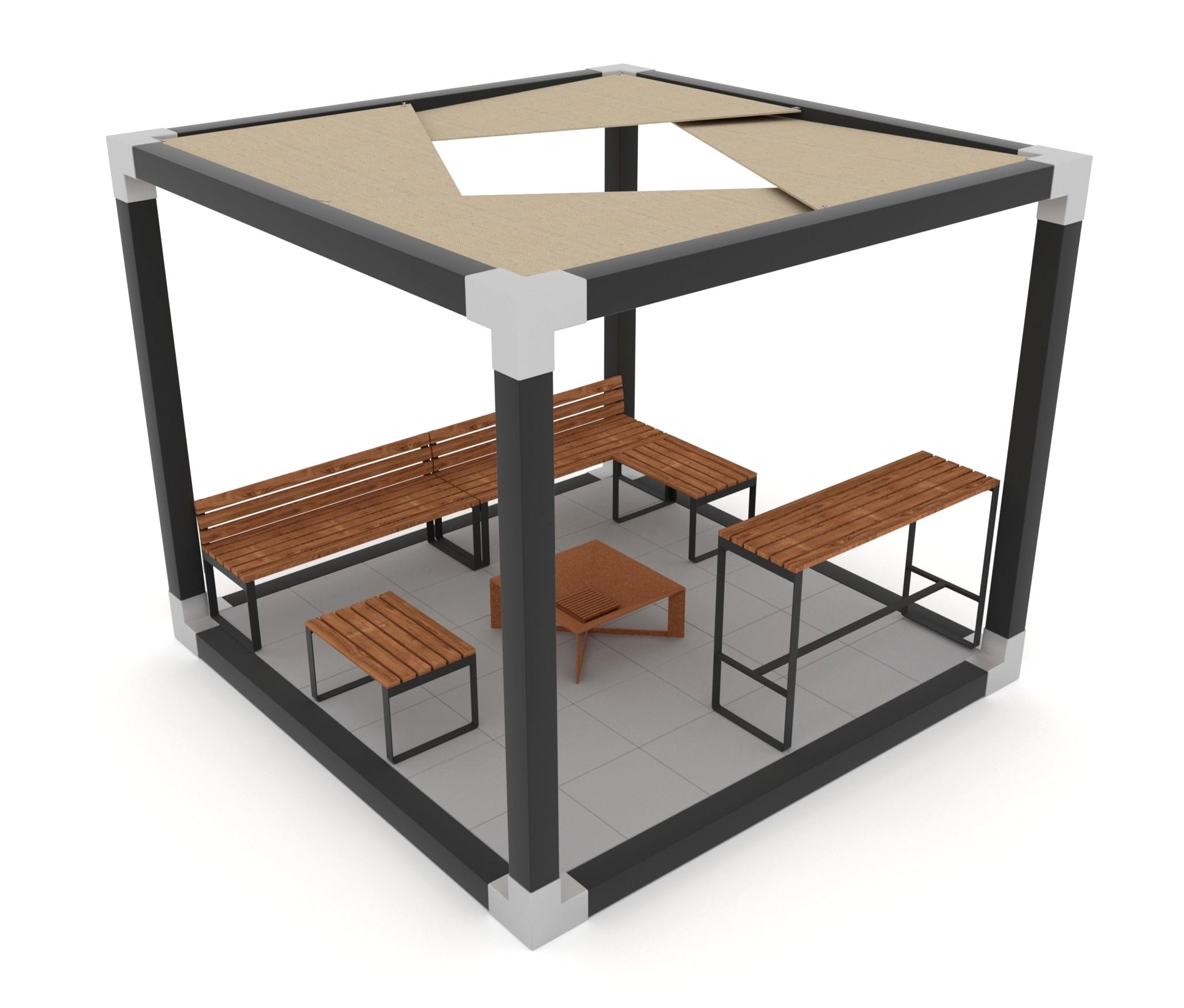 Paviljong Cube Grillowa