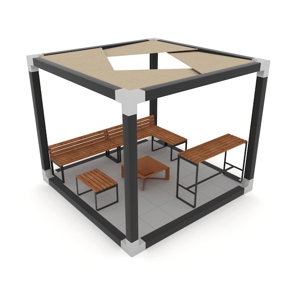 Paviljong Cube Grillowa