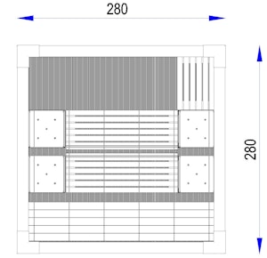 Paviljong Cube Rekreacyjna 2 - bild 2