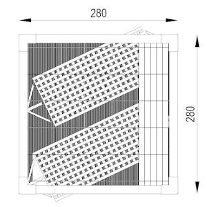 Paviljong Cube Hamak - bild 2