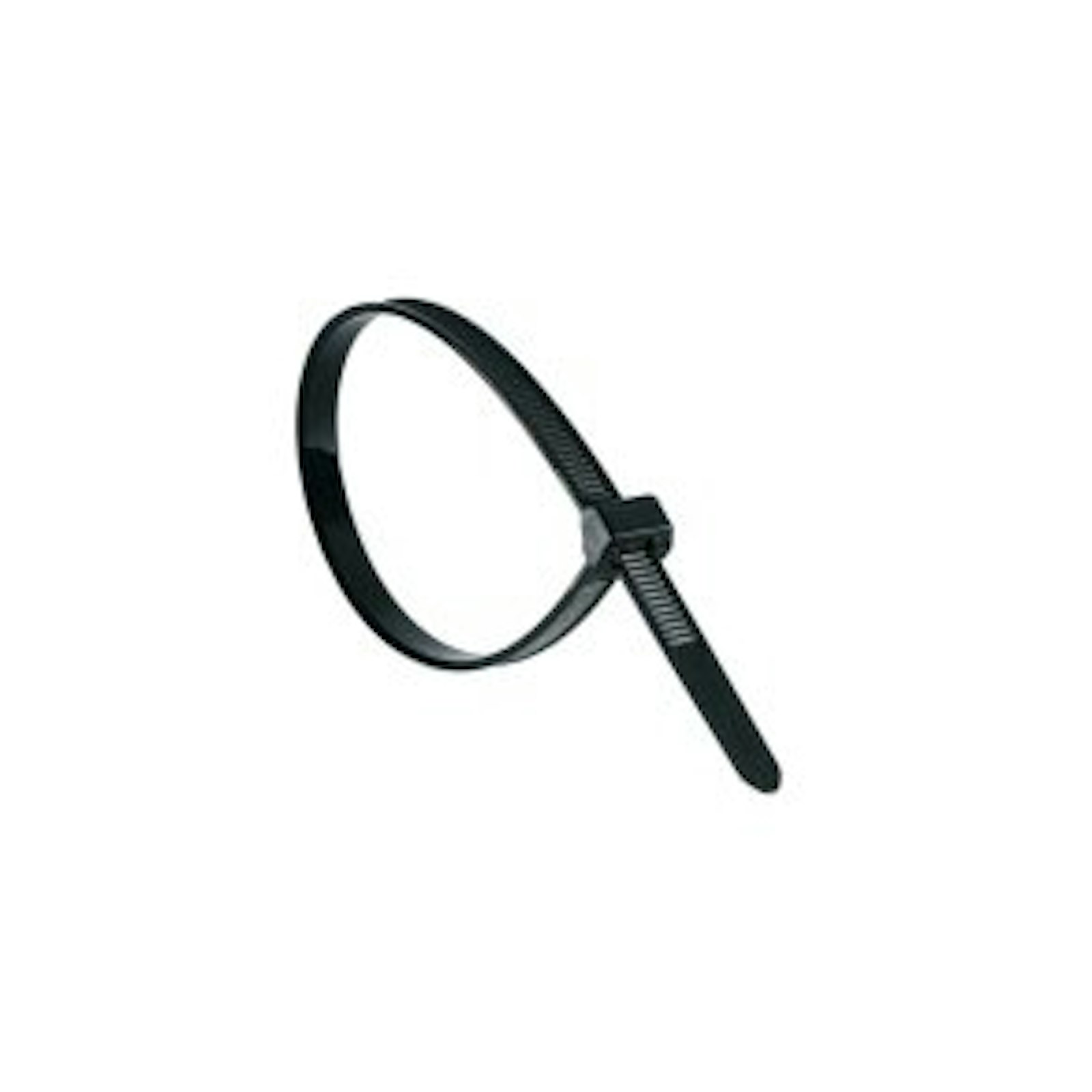 Buntband, 3,5 x 200 mm, 100 st., SVART