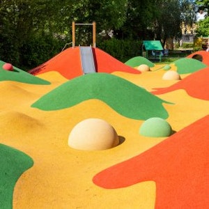 Balanshalvboll i EPDM-gummi, Ø500 mm - bild 3