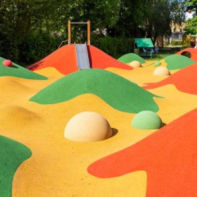 Balanshalvboll i EPDM-gummi, Ø350 mm - bild 3