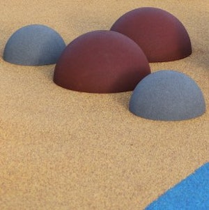 Balanshalvboll i EPDM-gummi, Ø500 mm - bild 4