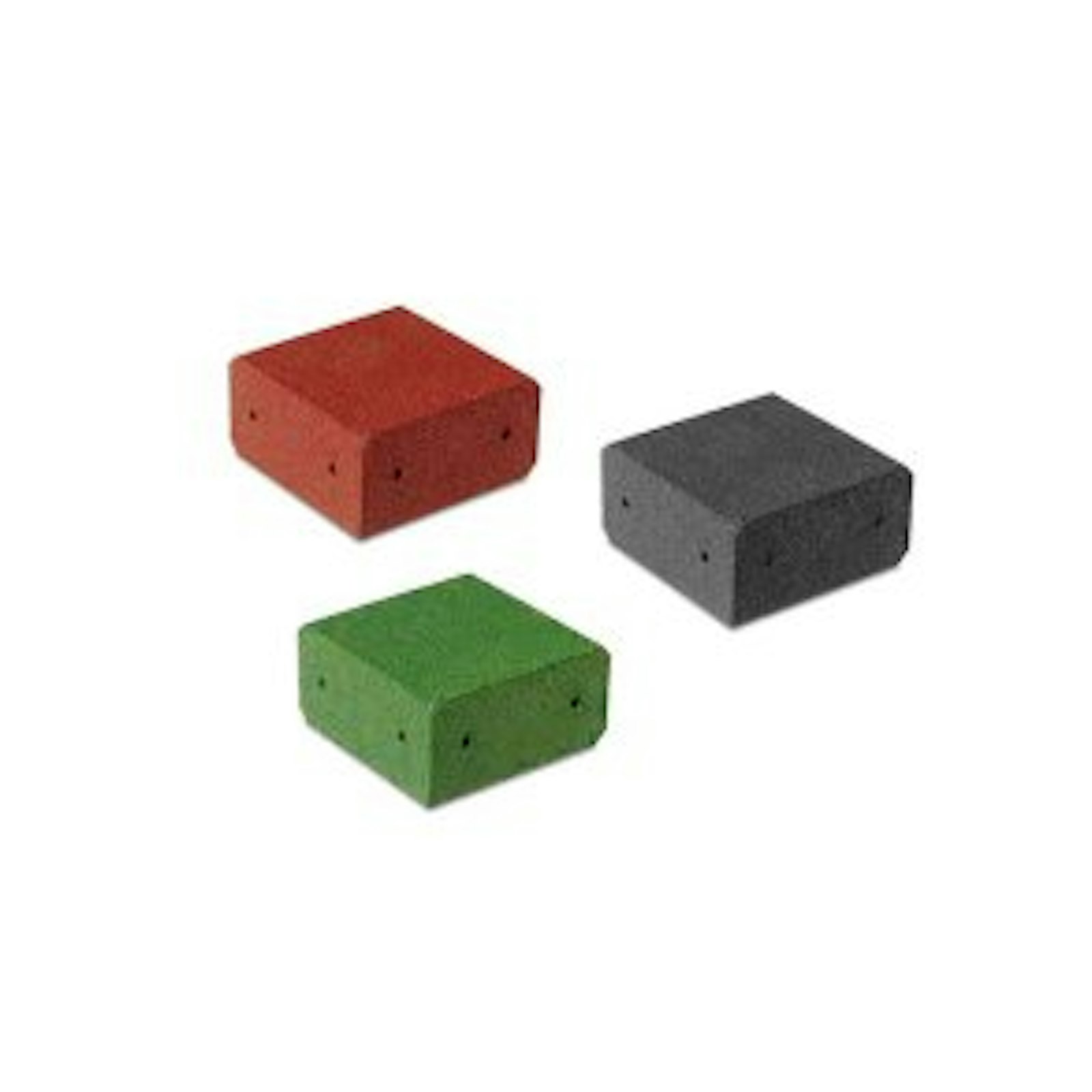 Gummi Swell hörnblock, 3 färger