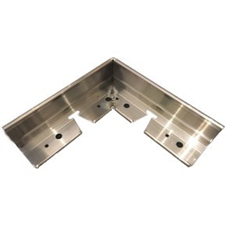 Alumax färdigt hörn, 200 x 200 mm, H 50 mm