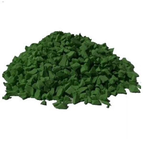EPDM-granulat GRASS GREEN 17, RAL 6020, 1-4,0 mm - 25 kg/påse