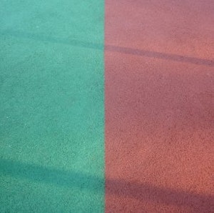 Gjutet gummigolv, färgat EPDM, 20 mm. 5m2 - bild 1