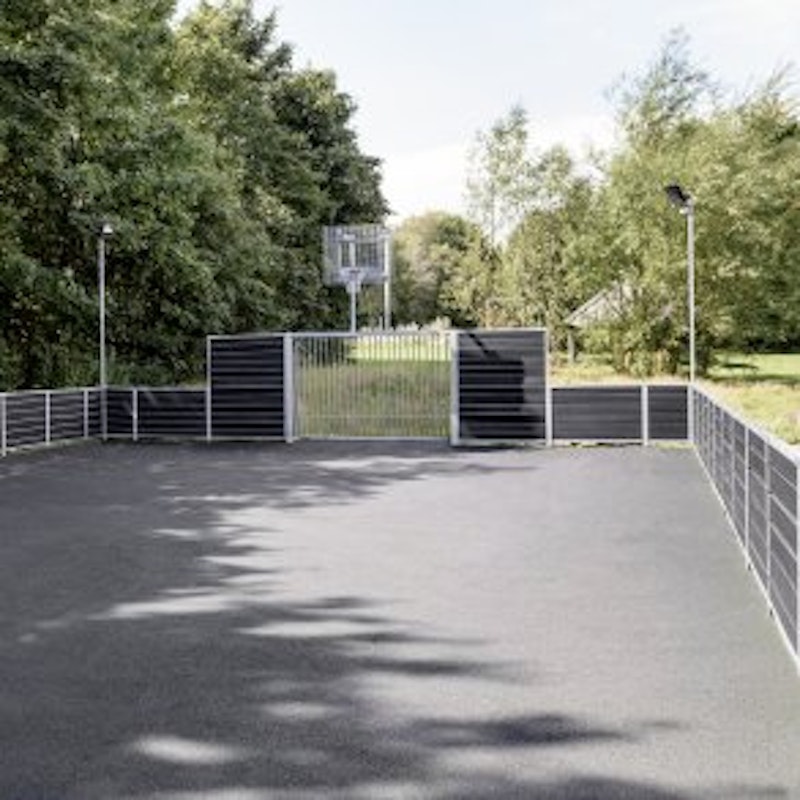 Multibana Small, 9 x 18 m, H100 cm inkl. 2 mål - bild 4