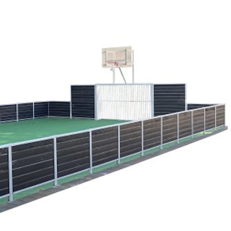 Multibana Small, 9 x 18 m, H100 cm inkl. 2 mål