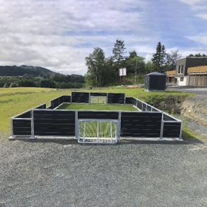 Multilana Junior, 4,5 x 9 m, H60 cm inkl. 2 hockeymål - bild 2