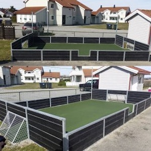 Multilana Junior, 4,5 x 9 m, H60 cm inkl. 2 hockeymål - bild 4