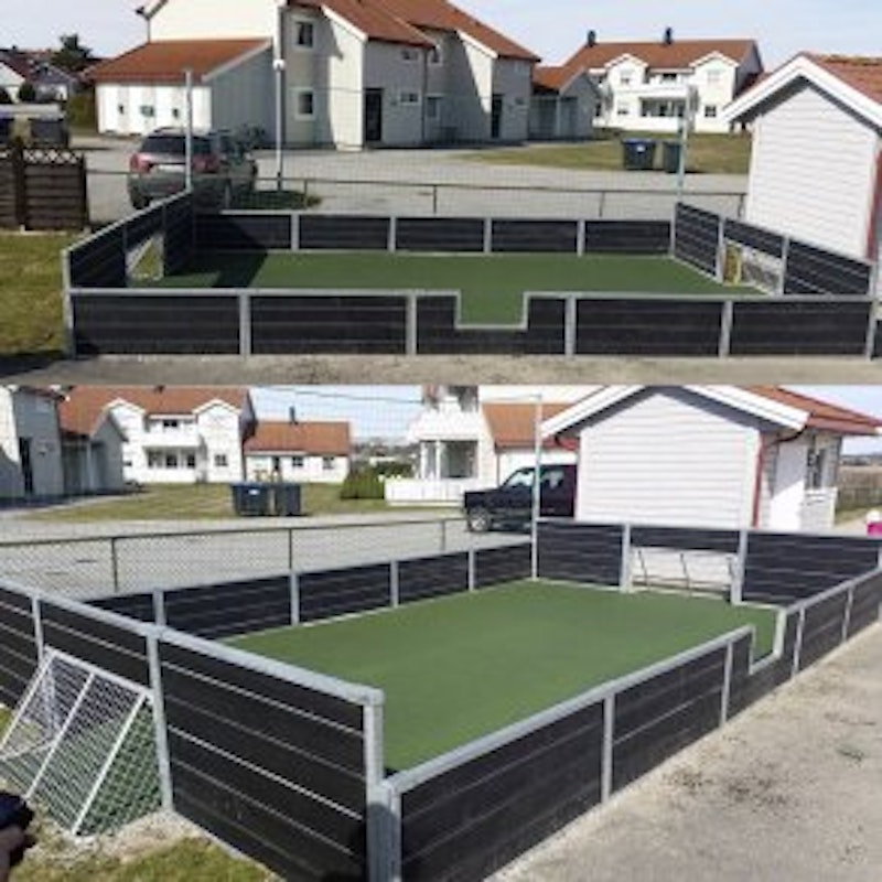 Multilana Junior, 4,5 x 9 m, H60 cm inkl. 2 hockeymål - bild 4