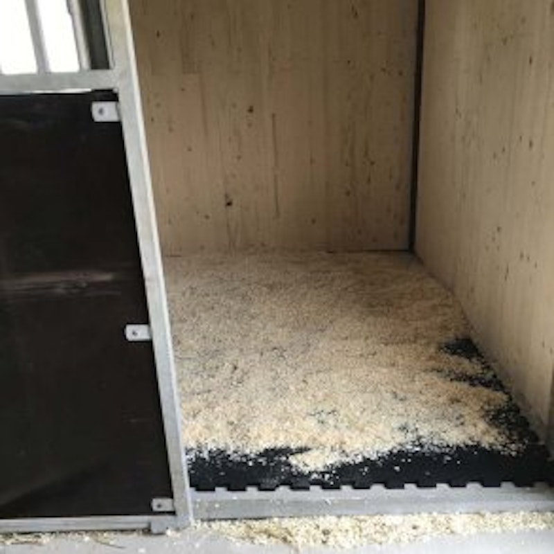 Pusselspilt stallmatta, 90 x 120 cm, 20 mm tjocklek - bild 6