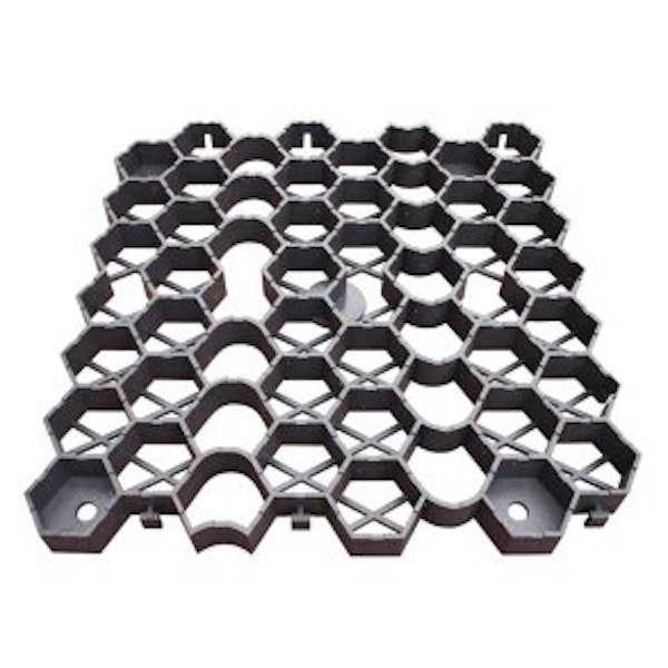 Armeringsplatta hårdplast N40PRO ECO - 52 x 54 x 4 cm
