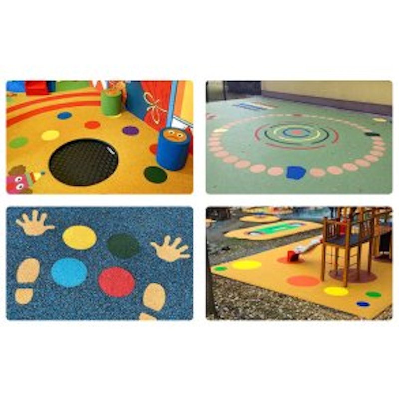 2D-EPDM Figur - Cirkel 100 cm, Standardfärger - bild 2