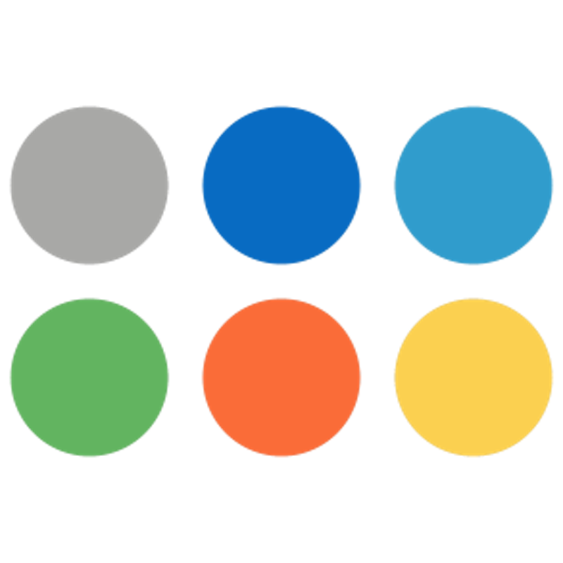 2D-EPDM Figur - Cirkel 18 cm, UV-färger