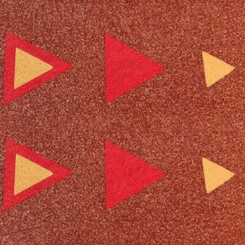 2D EPDM Figur - Triangel 21 cm Standardfärger - bild 2