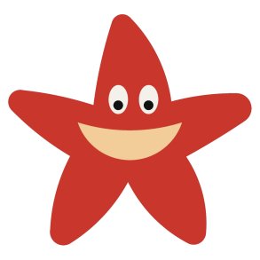 2D EPDM Figur - Sjöstjärna