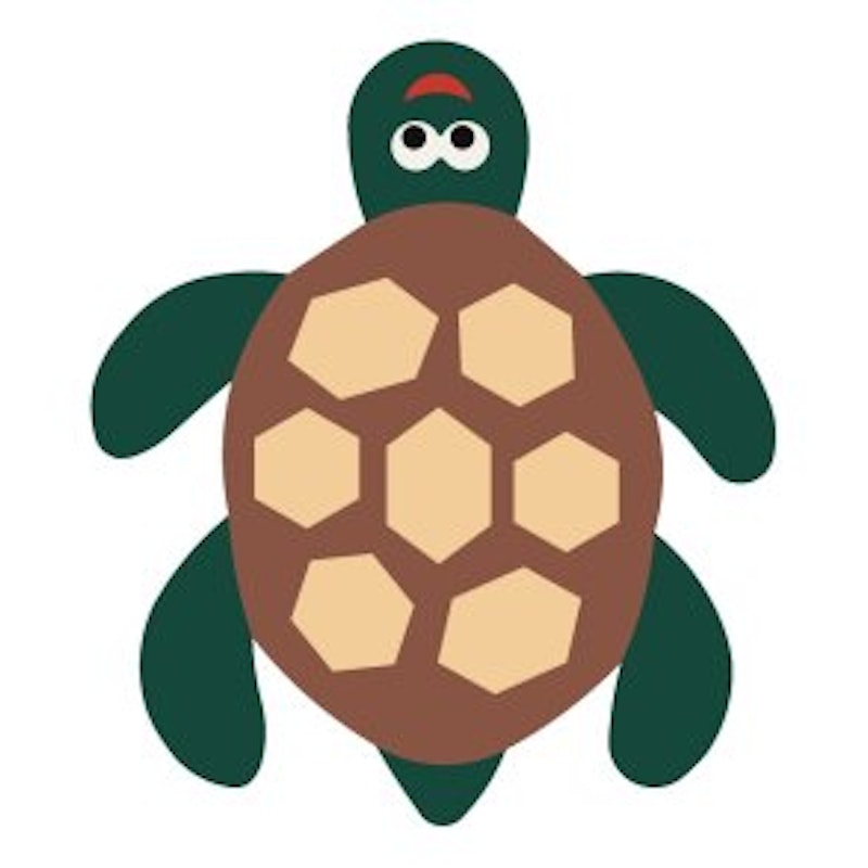 2D EPDM Figur - Sköldpadda nr 2