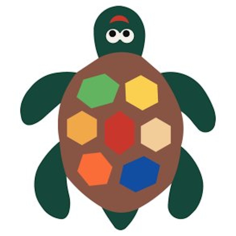 2D EPDM Figur - Sköldpadda nr 2 - bild 4