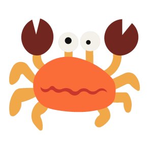 2D EPDM Figur - Krabba