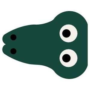 2D EPDM Figur - Krokodil, huvud - bild 1