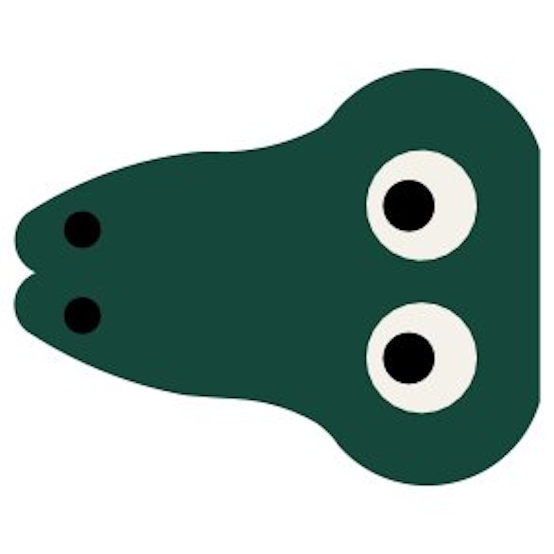 2D EPDM Figur - Krokodil, huvud