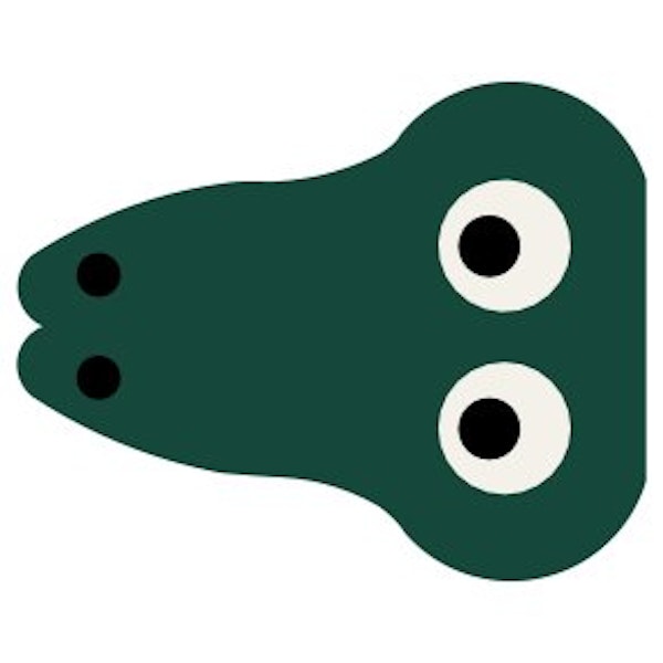 2D EPDM Figur - Krokodil, huvud