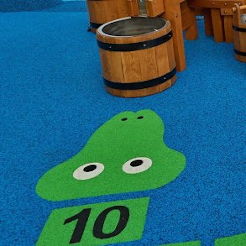 2D EPDM Figur - Krokodil, huvud - bild 2