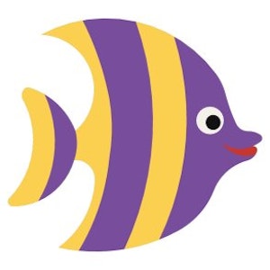 2D EPDM Figur - Fisk nr. 5 - bild 1