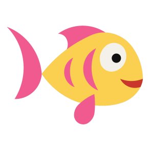 2D EPDM Figur - Fisk nr. 6