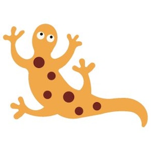 2D EPDM-figur - Salamander - bild 1