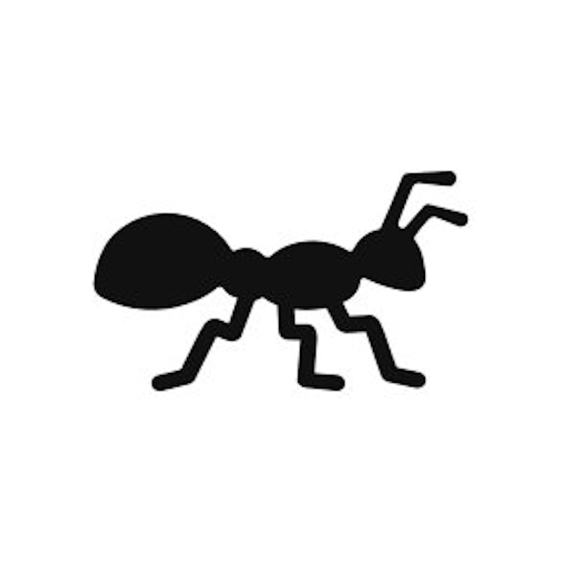 2D EPDM Figur - Liten myra sedd från sidan