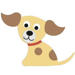 2D EPDM Figur - Hund