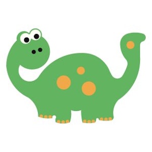 2D EPDM Figur - Dinosaurie - bild 1