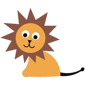 2D EPDM Figur - Lejon