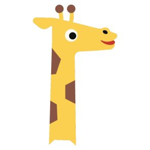 2D EPDM Figur - Giraffhuvud med hals
